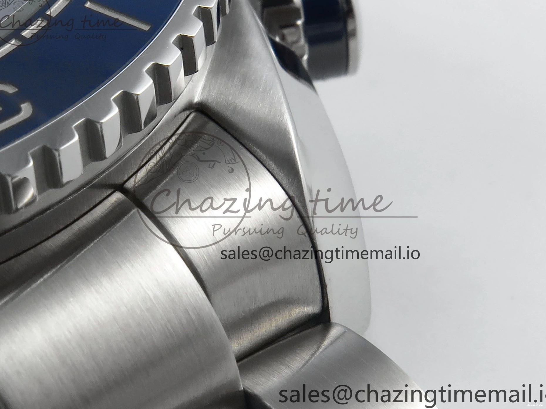 0319 Planet Ocean Master Chronometer 600M 45.5mm SS SCF 1:1 Best Edition Blue Bezel Blue Dial on SS Bracelet A9900 Super Clone Lightweight 7676